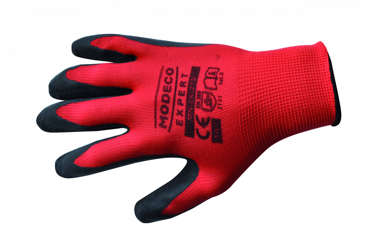 MN-06-212 Polyester latex palm-coated gloves